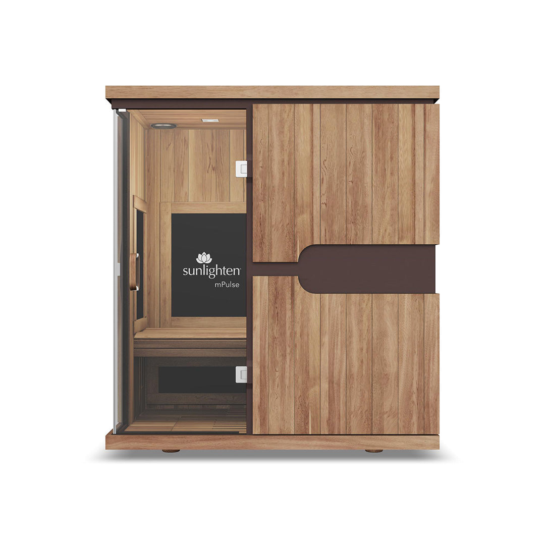 Sunlighten mPulse cONQUER Smart 3 Person FullSpectrum Infrared Sauna