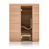 Sauna Finlandais Ergonomique Baia avec Bancs Wave d'Auroom