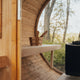 Scandinavian Rustik Outdoor Barrel Sauna