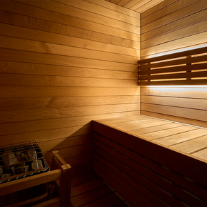 Harvia UTU Large | 2-3 Person Finnish Indoor Sauna With The Wall 6KW Heater