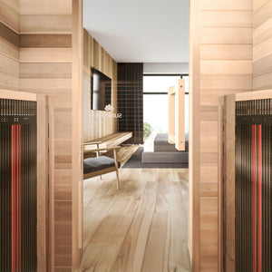 Sauna Infrarouge Sunlighten Amplify Full Spectrum pour 3 Personnes - Eucalyptus 