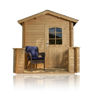 Allegheny 4-6 Person Outdoor Cabin Sauna by Almost Heaven