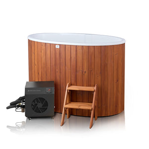 Scandinavian Oval Cold Plunge With Water Chiller (2 Person)