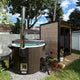 Scandinavian Hybrid Cold Plunge & Wood-Fired Spa (2-4 People)