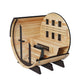Finnmark Infrared & Traditional Finnish Barrel Sauna (6x6)