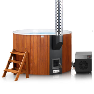 Scandinavian Hybrid Cold Plunge & Wood-Fired Spa (2-4 People)