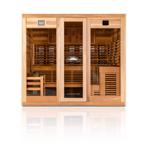 Sauna 2-en-1 Premium d'Infra-Core de Saunacore
