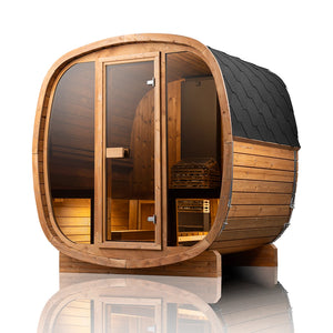 Scandinavian Equinox Mini Outdoor Cube Sauna (7x5)