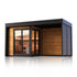 Sierra S Plus Outdoor Cabin Sauna With Covered Area
