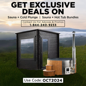 Scandinavian Equinox Mini Outdoor Cube Sauna (7x5)