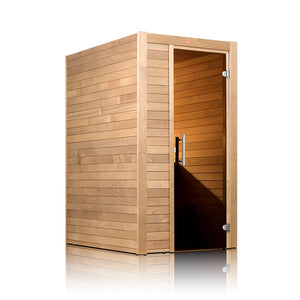 Harvia UTU Medium | 2 Person Finnish Indoor Sauna With The Wall 6KW Heater
