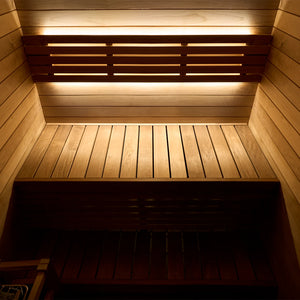Harvia UTU Large | 2-3 Person Finnish Indoor Sauna With The Wall 6KW Heater
