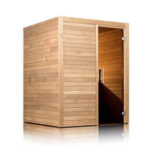 Harvia UTU Large | 2-3 Person Finnish Indoor Sauna With The Wall 6KW Heater