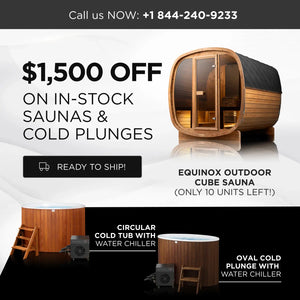 Sauna Intérieur Moderne pour 4 Personnes Nativa par Auroom 