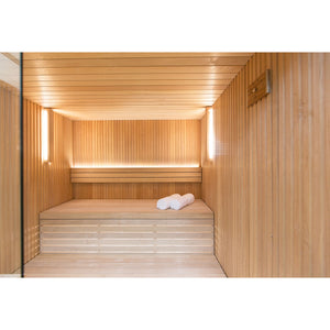 Libera Wood Indoor Modern Sauna by Auroom