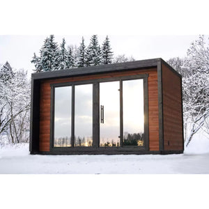 Terra L Outdoor Cabin Sauna With Lounge Room