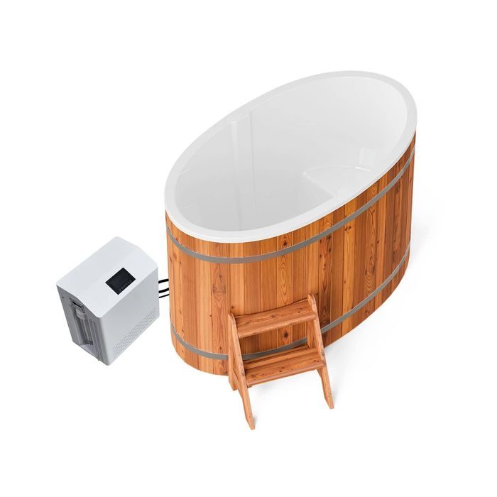 Scandinavian Oval Cold Plunge With Water Chiller (2 Person) – Northern ...