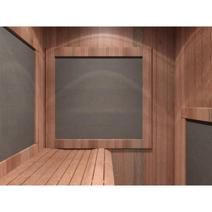 Sauna Infrarouge Full-Spectrum Sunlighten mPulse cONQUER  pour 3 Personnes - Eucalyptus 