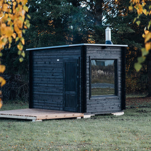Sauna Extérieur Boréal Scandinave en Cabine