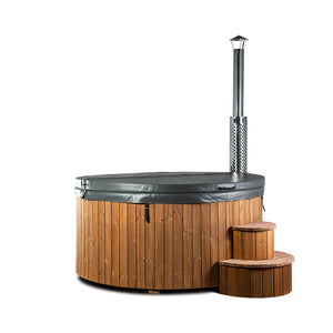 Scandinavian Premium 6 Person Wood-Fired Hot Tub