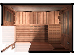 Sauna Infrarouge Lointain Sunlighten Signature  pour 4 Personnes - Eucalyptus 